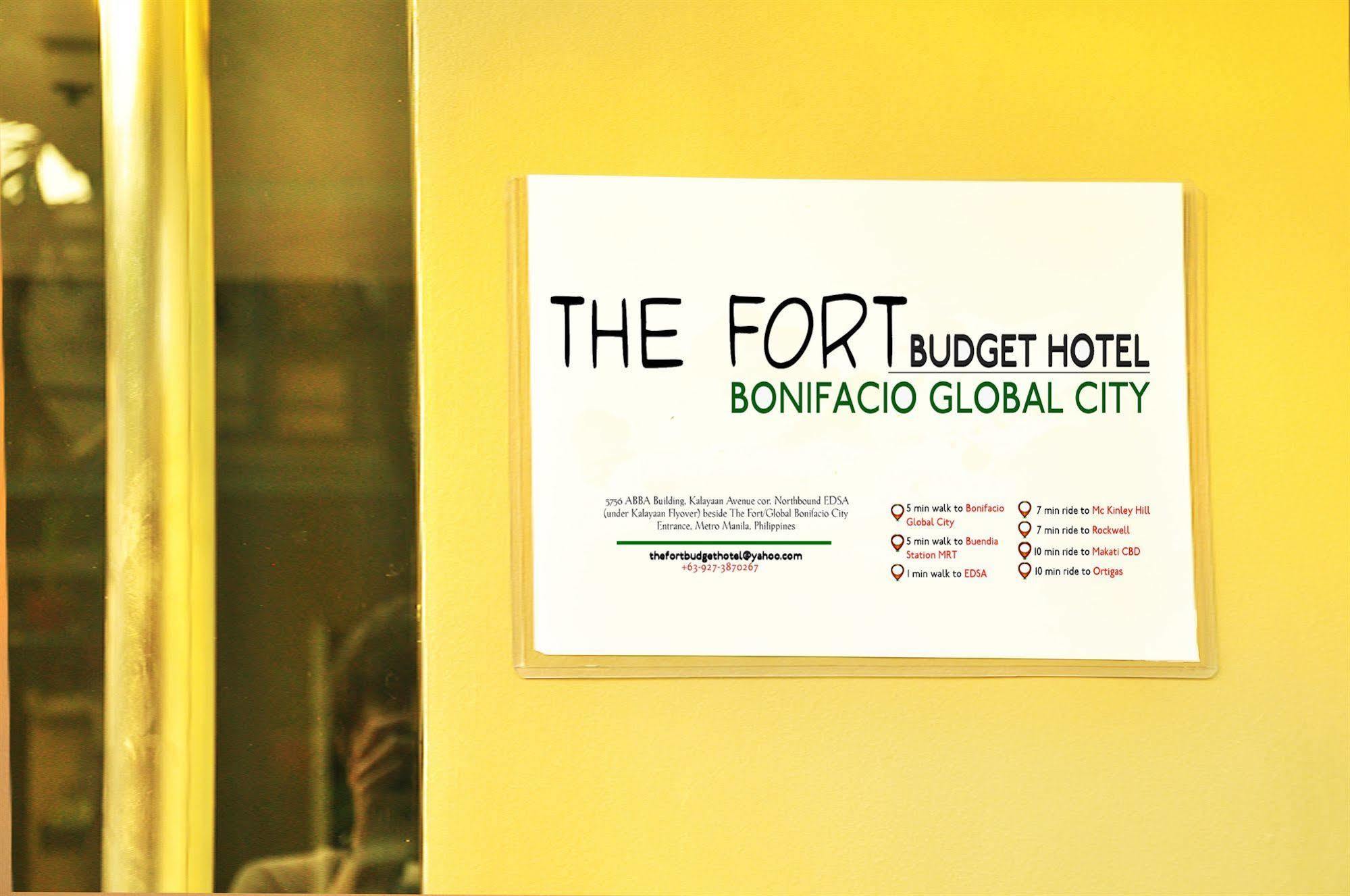 The Fort Budget Hotel- Bonifacio Global City Makati City Eksteriør bilde
